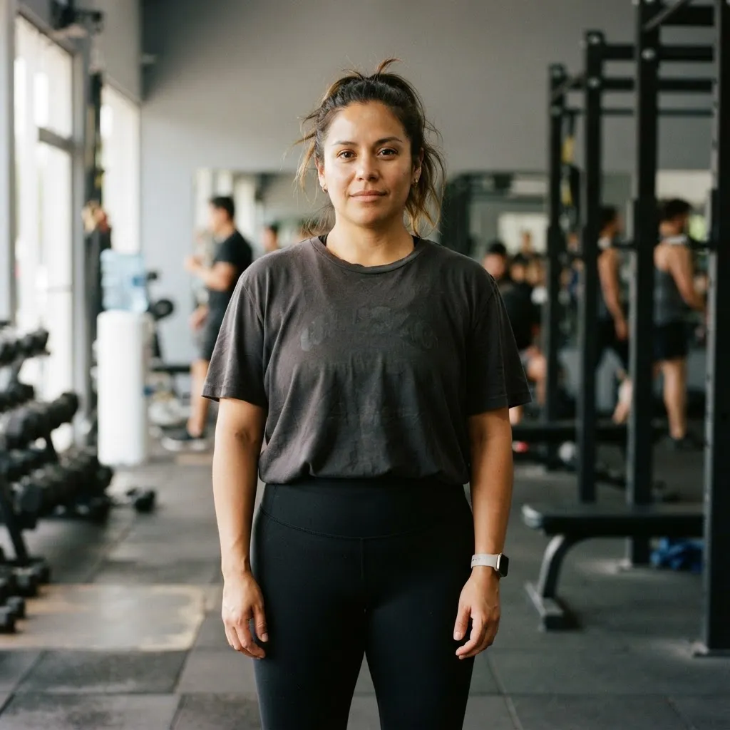 Sarah M. before coaching